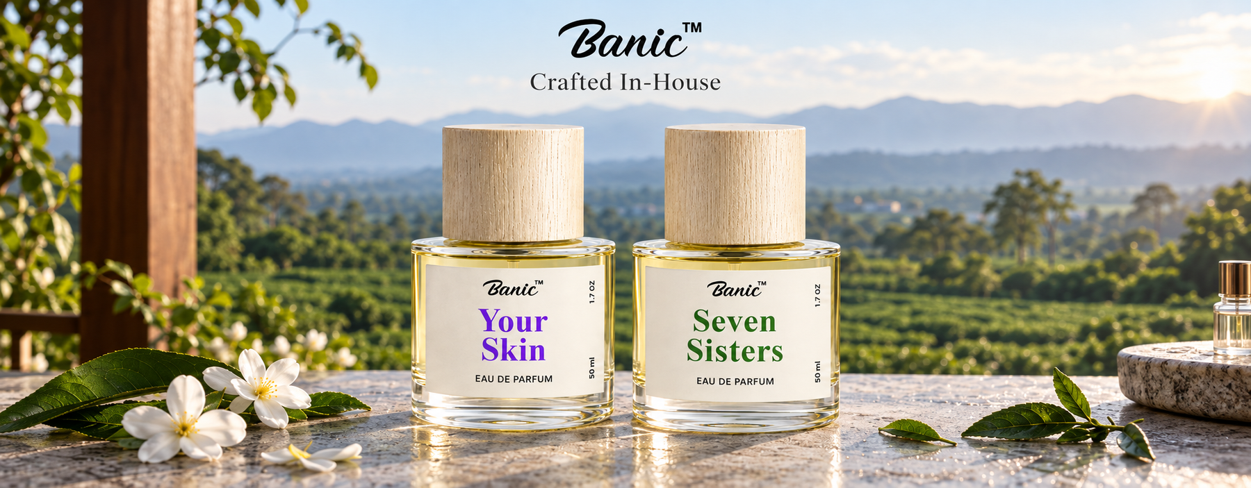House of Banic fragrance campaign